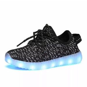SLICKKICKS Multi-Color LIGHT UP Shoes black